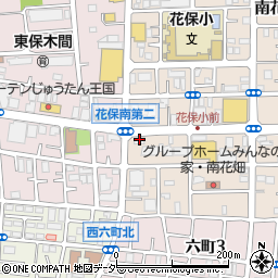 ぱんだ保育園・六町園周辺の地図