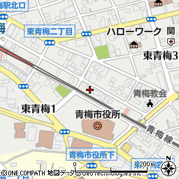 東京都青梅市東青梅3丁目9-2周辺の地図