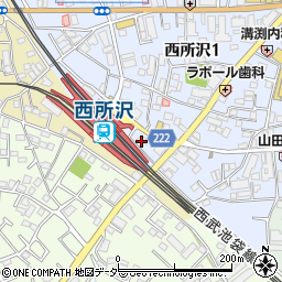プライムスクエアー西所沢駅前周辺の地図
