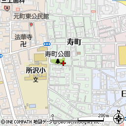 寿町公園トイレ周辺の地図