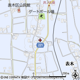 長野県伊那市西春近表木6462-1周辺の地図