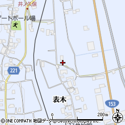 長野県伊那市西春近表木6379周辺の地図