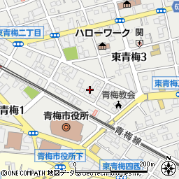 東京都青梅市東青梅3丁目8-14周辺の地図
