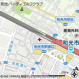 埼玉県和光市本町5-17周辺の地図