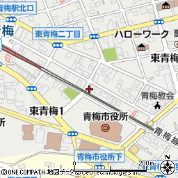 東京都青梅市東青梅3丁目9-17周辺の地図