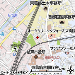 千葉県松戸市根本348周辺の地図