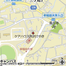 埼玉県所沢市三ケ島5丁目628周辺の地図