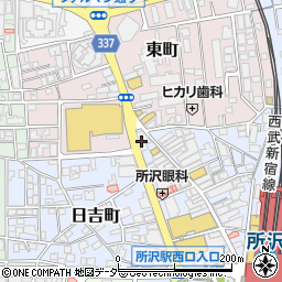 株式会社三井住友銀行　所沢ローンプラザ周辺の地図