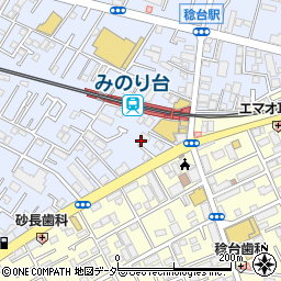 しちりん稔台駅前店周辺の地図