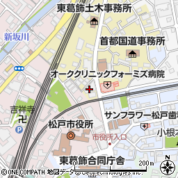 松戸歯科医師会周辺の地図