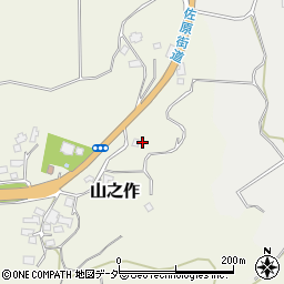 千葉県成田市山之作119周辺の地図