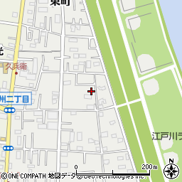埼玉県三郷市東町223周辺の地図