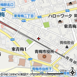 東京都青梅市東青梅3丁目9-1周辺の地図