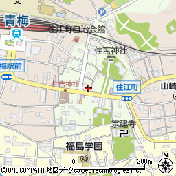 東京都青梅市住江町51周辺の地図