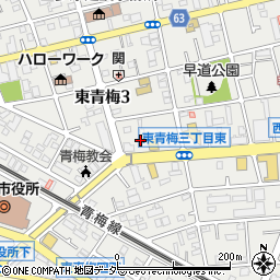 がってん寿司 青梅店周辺の地図