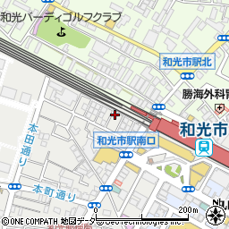 埼玉県和光市本町5-16周辺の地図