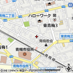 東京都青梅市東青梅3丁目8-5周辺の地図