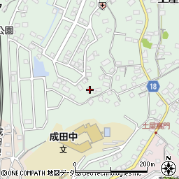 千葉県成田市土屋973周辺の地図