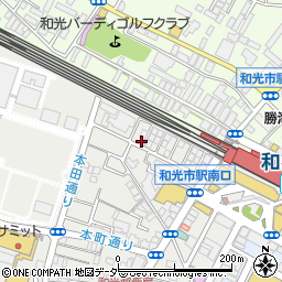 埼玉県和光市本町5-33周辺の地図