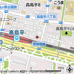 カクヤス高島平店周辺の地図