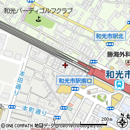 埼玉県和光市本町5-19周辺の地図
