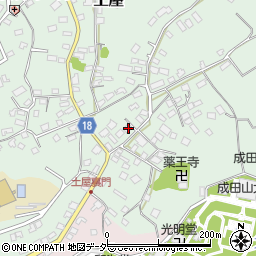 千葉県成田市土屋60周辺の地図