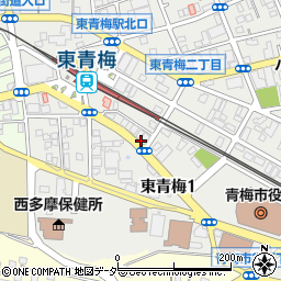 東京都青梅市東青梅1丁目8周辺の地図