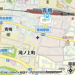 東京都青梅市本町121-1周辺の地図