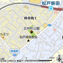 北仲町公園周辺の地図