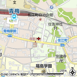 東京都青梅市住江町56周辺の地図