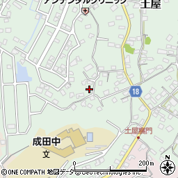 千葉県成田市土屋916周辺の地図