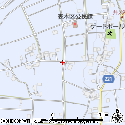 長野県伊那市西春近表木6981周辺の地図