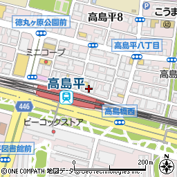 日高屋 高島平東口店周辺の地図