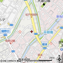 千葉県松戸市根本81周辺の地図