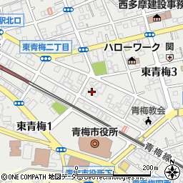 東京都青梅市東青梅3丁目8-11周辺の地図