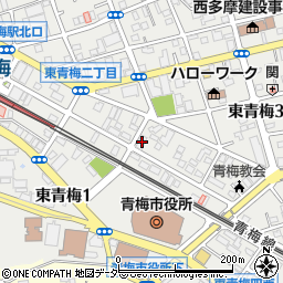 東京都青梅市東青梅3丁目8-12周辺の地図
