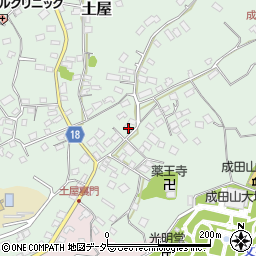 千葉県成田市土屋67周辺の地図