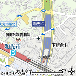 トヨタレンタリース埼玉和光市北口駅前店周辺の地図