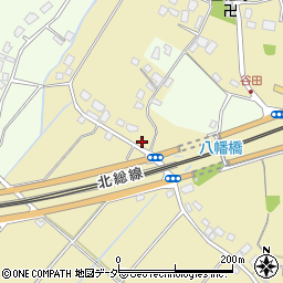 千葉県白井市谷田456周辺の地図