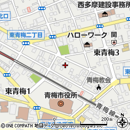 東京都青梅市東青梅3丁目8-2周辺の地図