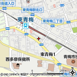 東京都青梅市東青梅1丁目8-6周辺の地図