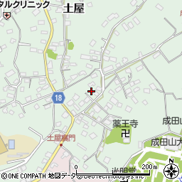 千葉県成田市土屋66周辺の地図