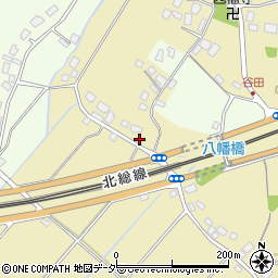 千葉県白井市谷田476周辺の地図