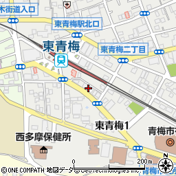 東京都青梅市東青梅1丁目8-5周辺の地図