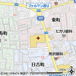 はま寿司 所沢トコトコスクエア店周辺の地図