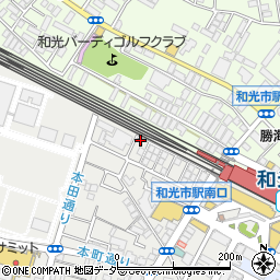 埼玉県和光市本町5-35周辺の地図