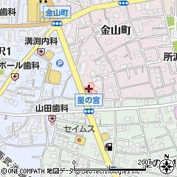埼玉県所沢市金山町8-5周辺の地図