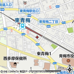 東京都青梅市東青梅1丁目9-16周辺の地図
