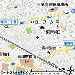 東京都青梅市東青梅3丁目7-5周辺の地図