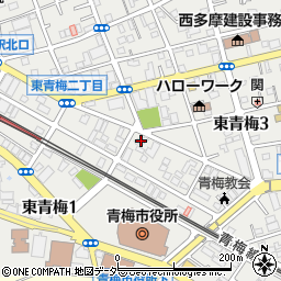 東京都青梅市東青梅3丁目8-1周辺の地図